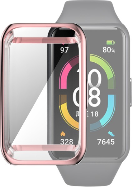 Huawei Band 6/6 Pro / Honor Band 6 Pembe Için Tpu Kılıfı (Yurt Dışından)