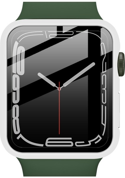 Imak Apple Watch Için Imak Pc Kılıfı 7 45 mm Beyaz (Yurt Dışından)