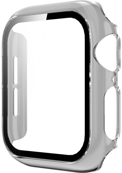 Apple Watch Için Pc Saat Kılıfı 6 & Se & 5 & 4 40 mm Şeffaf Siyah (Yurt Dışından)