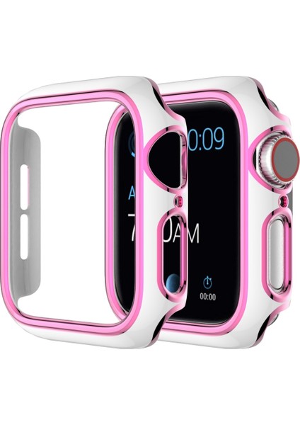 Apple Watch 3 & 2 & 1 42 mm Beyaz Pembe Için Pc Saat Kılıfı (Yurt Dışından)
