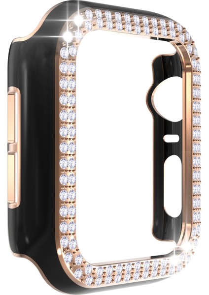 Apple Watch 3 & 2 & 1 38 mm Siyah + Rose Gold Için Pc Saat Kılıfı (Yurt Dışından) fiyatları
