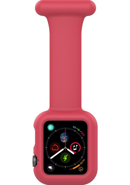 Apple Watch 7 41 mm / 6 & Se & 5 & 4 40 mm / 3 & 2 ve 1 38 mm Kırmızı (Yurt Dışından)