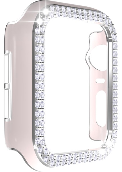 Apple Watch Için Pc Saat Kılıfı 6 & Se & 5 & 4 44 mm Pembe + Gümüş (Yurt Dışından) fiyatları