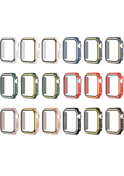 Apple Watch S 3/2/1 42 mm Kırmızı + Gümüş Için 2 Renkli Pc Kasası (Yurt Dışından)