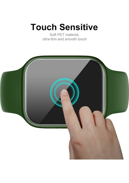 Apple Watch S 7 41 mm Şeffaf Için 10 Adet Tam Ekran Film (Yurt Dışından) fiyatları