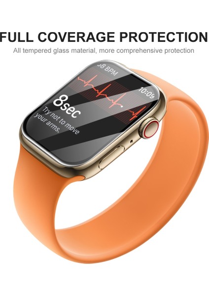 Apple Watch S 7 41 mm Siyah Için 5 Adet Tam Ekran Film (Yurt Dışından) modelleri