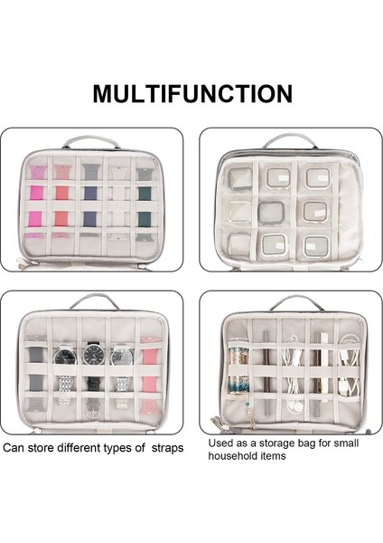 Taşınabilir Çift Katmanlı Kayış Depolama Torbası Siyah (Yurt Dışından) fırsatları