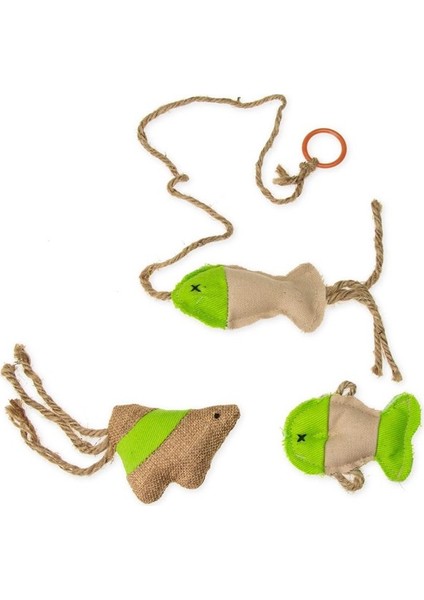 Kedi Otlu Ipli Oyuncak 2,5 * 9* 18,5 cm