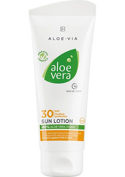 Lr Aloe Vıa Aloe Vera Güneş Koruyucu Losyon Spf 30 100 ml ( Sun Lotıon 30 Spf Medium Protection ) LR23112-1