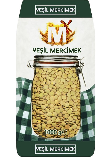 Yeşil Mercimek 1 kg