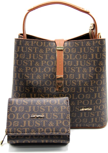 Kadın Kahve Taba Çanta Cüzdan Kombini fiyatları