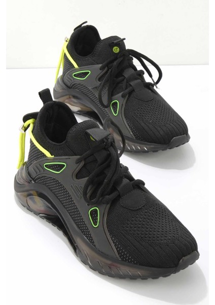 Siyah Triko Erkek Sneaker