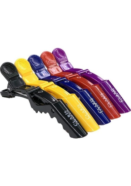 C-32201 Yarasa Saç Pensi Renkli 5li