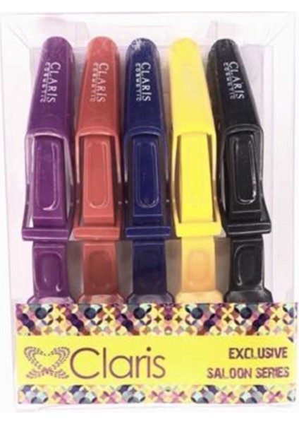 C-32201 Yarasa Saç Pensi Renkli 5li fiyatları