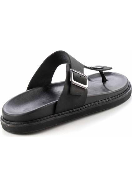 Siyah Leather Erkek Terlik fırsatları