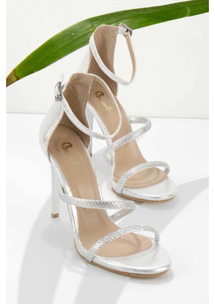 Lame Kadın Abiye Ayakkabı