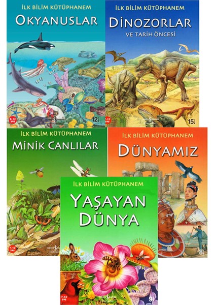 +7 Yaş İlk Bilim Kütüphanem 5’li Kitap Seti 2