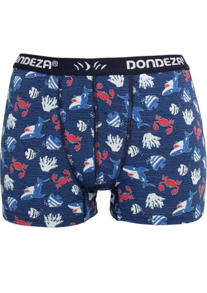 503 Erkek Çocuk Desenli Boxer 12'li