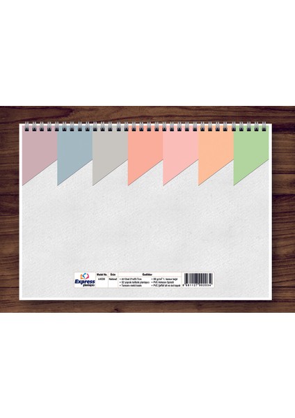 Express Planner A4 Haftalık Planlayıcı Rainbow2