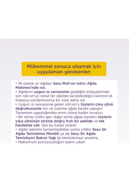 Roll-On Sir Ağda Normal Ciltler 3X100ML