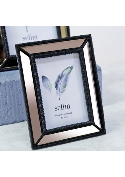 Elsira Aynalı Çerçeve Siyah 10 x 15 cm modelleri