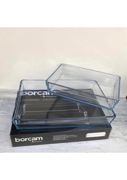 Premium Borcam Seti - 2 Li Dikdörtgen Borcam Takımı Özel Seri
