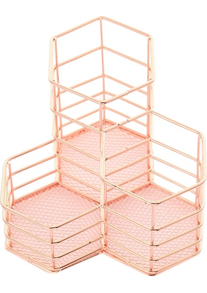 2 Ad Altıgon Demir Içi Boş Kalem Tutucu Gül Altın (Yurt Dışından) fiyatları