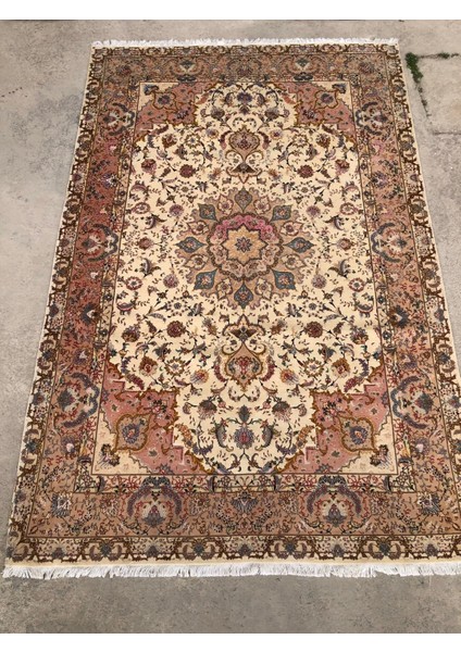 El Dokuma Ipek Yün Iran Tebriz Halı 300X200CM 001