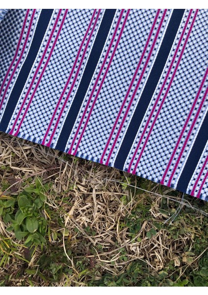 Pentagono Seta Elbiselik Ipek Kumaş 3,60X1,45 cm 053