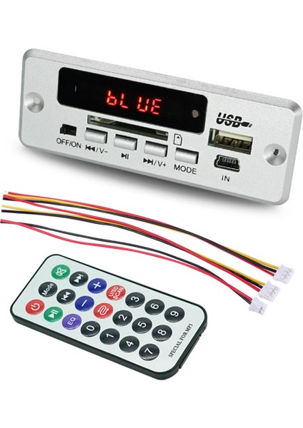 Dekoderboard Modülü Bluetooth 5.0 Tf Kart Yuvası Akıllı Evler Gümüş İçin Uzaktan Kart (Yurt Dışından)