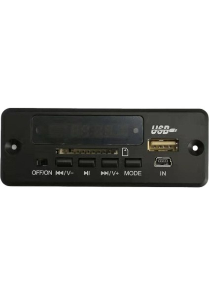 86BT Mp3 Kod Çözme Kurulu Modülü Bluetooth 5.0 Wma Wav Hoparlörler İçin Kablosuz Siyah (Yurt Dışından)
