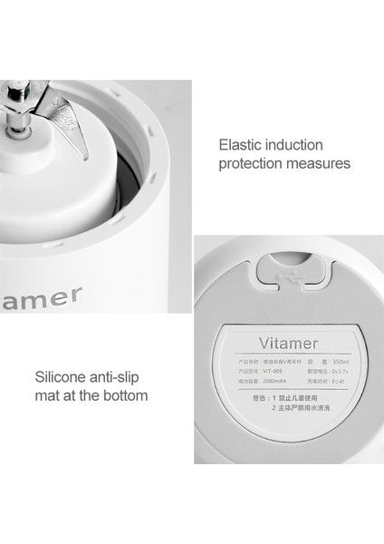 Vitamer USB Mini Taşınabilir Meyve Meyvesi Pembesi (Yurt Dışından)