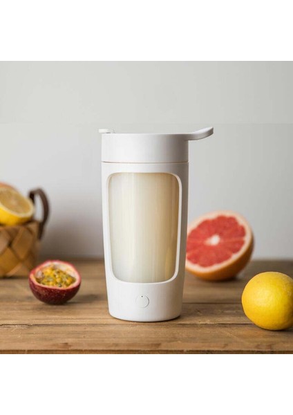 Paslanmaz Ste Miceping Bardağı Kapasite 650ML Beyaz (Yurt Dışından)