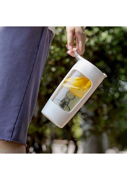 Paslanmaz Ste Miceping Bardağı Kapasite 650ML Beyaz (Yurt Dışından)