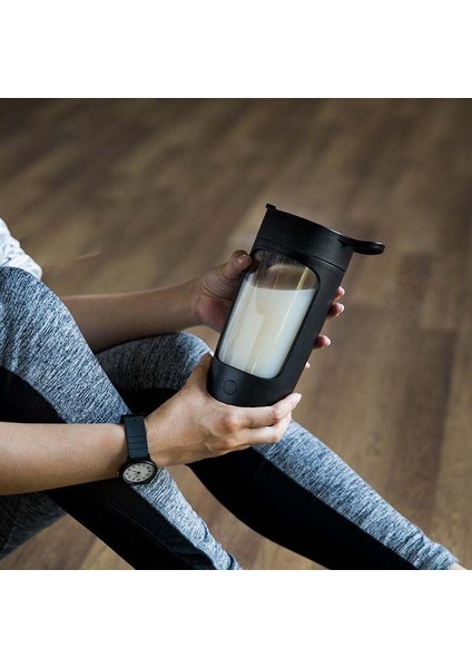 Paslanmaz Ste Miceing Cup Kapasite 650ML Siyah (Yurt Dışından)