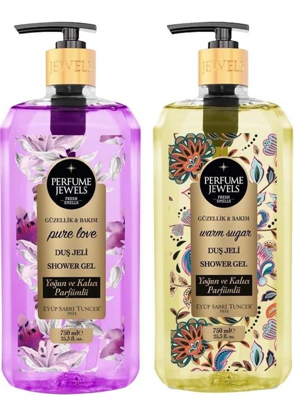 Pure Love Duş Jeli ve Warm Sugar Duş Jeli 750 ml