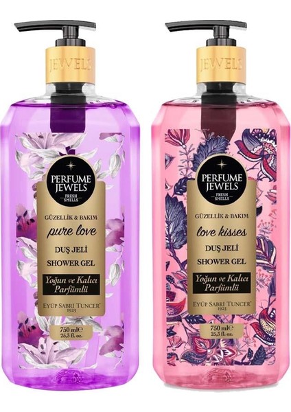 Pure Love Duş Jeli ve Love Kisses Duş Jeli 750 ml