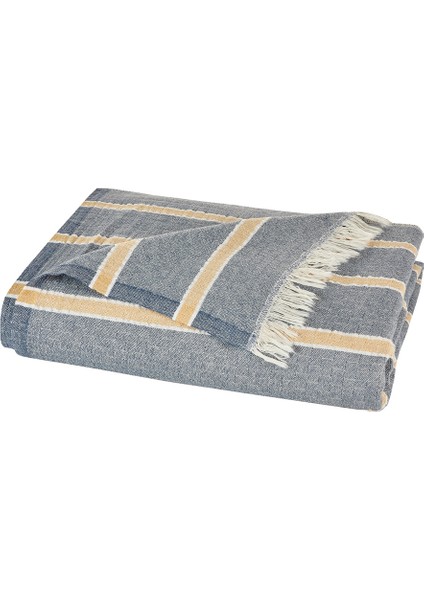 Bedding Vitali Çift Kişilik Müslin Pike Yatak Örtüsü - Lacivert fırsatları