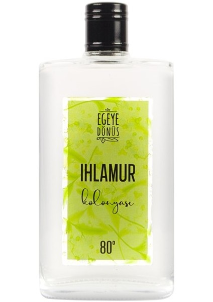 Ihlamur Kolonyası Cam Şişe 200 ml (80 Derece) - (Parfümlü)