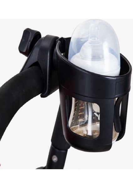 Bebek Arabası Araba Şişe Su Şişesi Bardak Tutucu Siyah (Yurt Dışından)