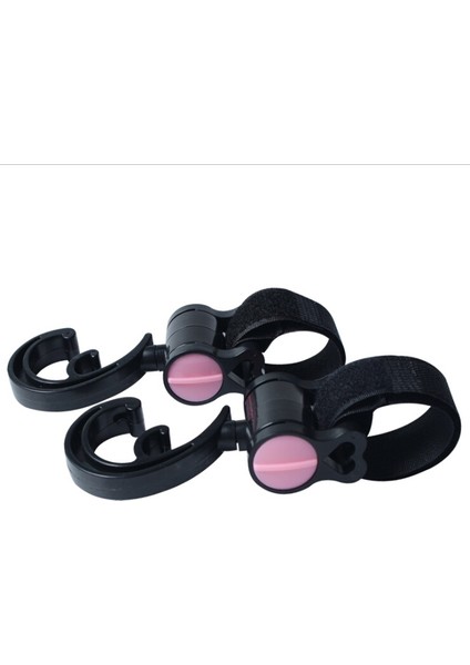 2'li/lot Bebek Arabası Aksesuarları Kanca Pembe (Yurt Dışından)