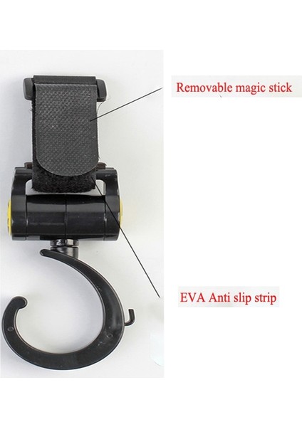 2'li/lot Bebek Arabası Aksesuarları Kanca Pembe (Yurt Dışından) modelleri