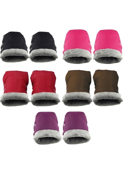 Bebek Arabası Sıcak Eldivenler Parlak Kırmızı (Yurt Dışından) fırsatları