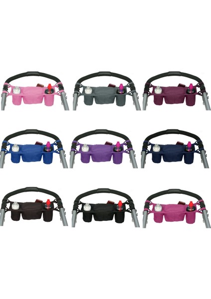 Bebek Arabası Organizatörü Taşıma Şişe Bardak Tutucu Çanta Mavi (Yurt Dışından) fırsatları