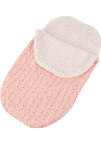 Kalın Bebek Kundak Sargısı Örme El Envope Uyku Tulumu Pembe (Yurt Dışından) fiyatları