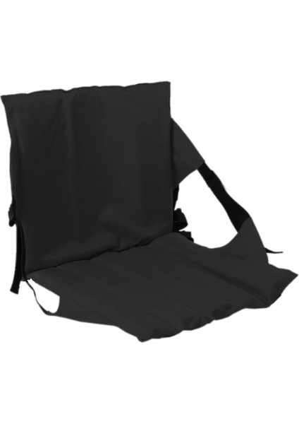 Backrest ile Dış Mekan Katlanır Koltuk Yastığı Boyut 78*40*2cm Siyah (Yurt Dışından)