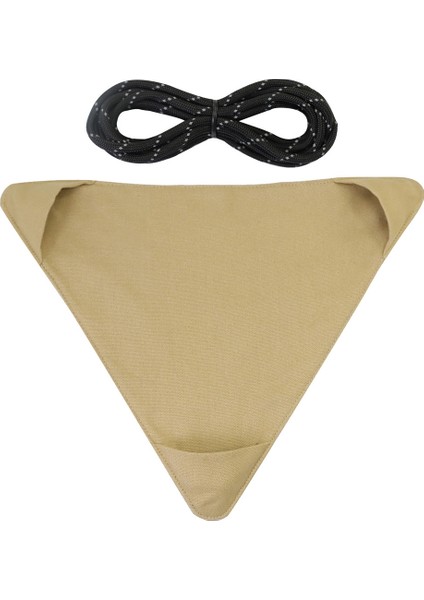 Açık Üçgen Tabure Kumaş Haki (Yurt Dışından)