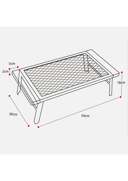 Cls Kamp Demir Katlanır Masa Siyah (Yurt Dışından)