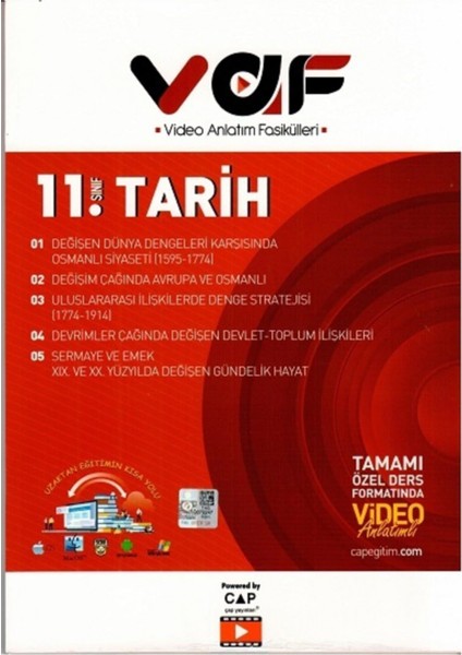 Vaf 11. Sınıf Tarih - 2021