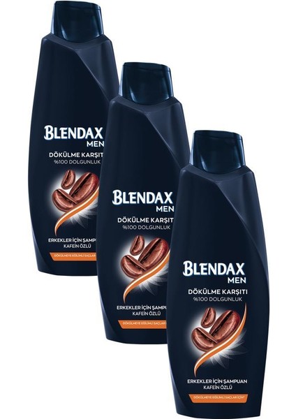 Kafein Özlü Şampuan 500 ml x 3 Adet